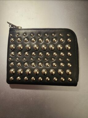 Undercover Black Leather Studded Zip Wallet Brand New Jun Takahashi Japan Visvim